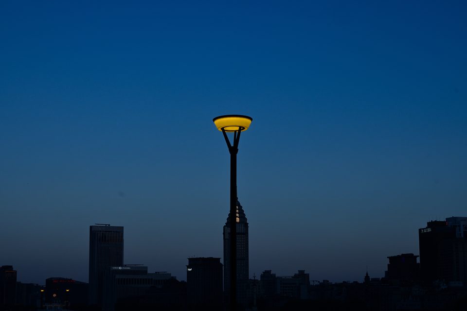 蓝调暖灯